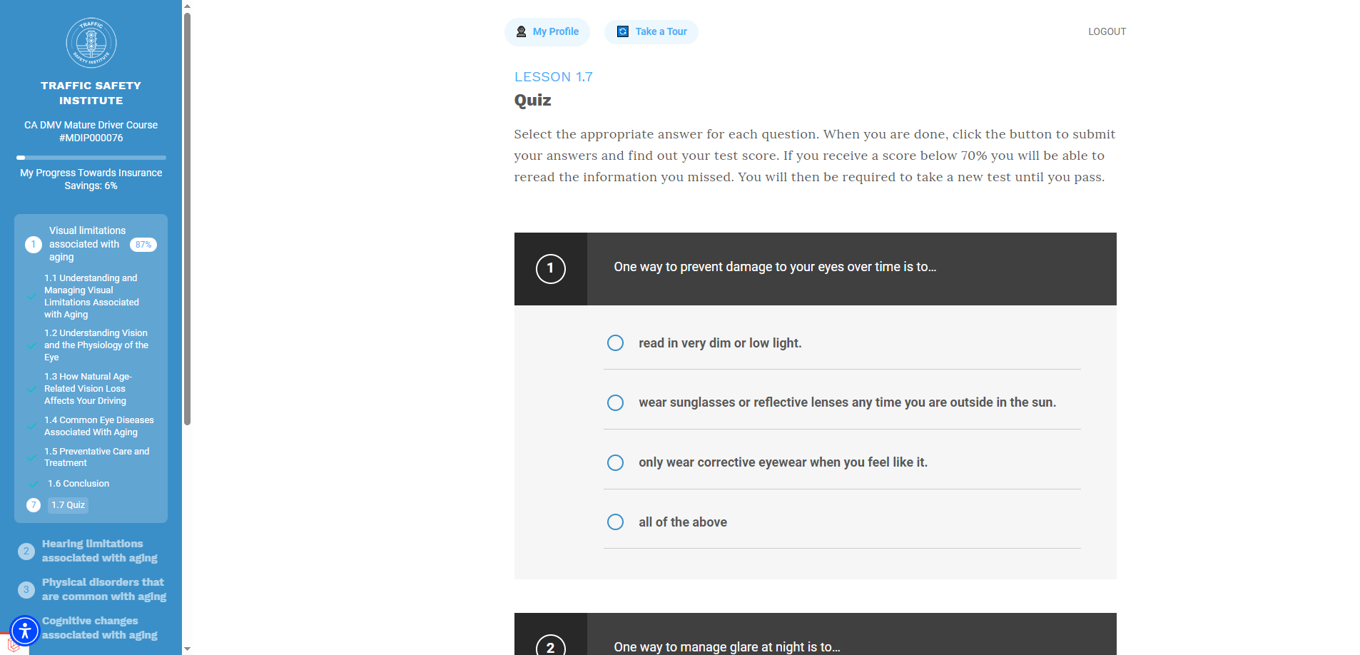 Traffic Safety Institute